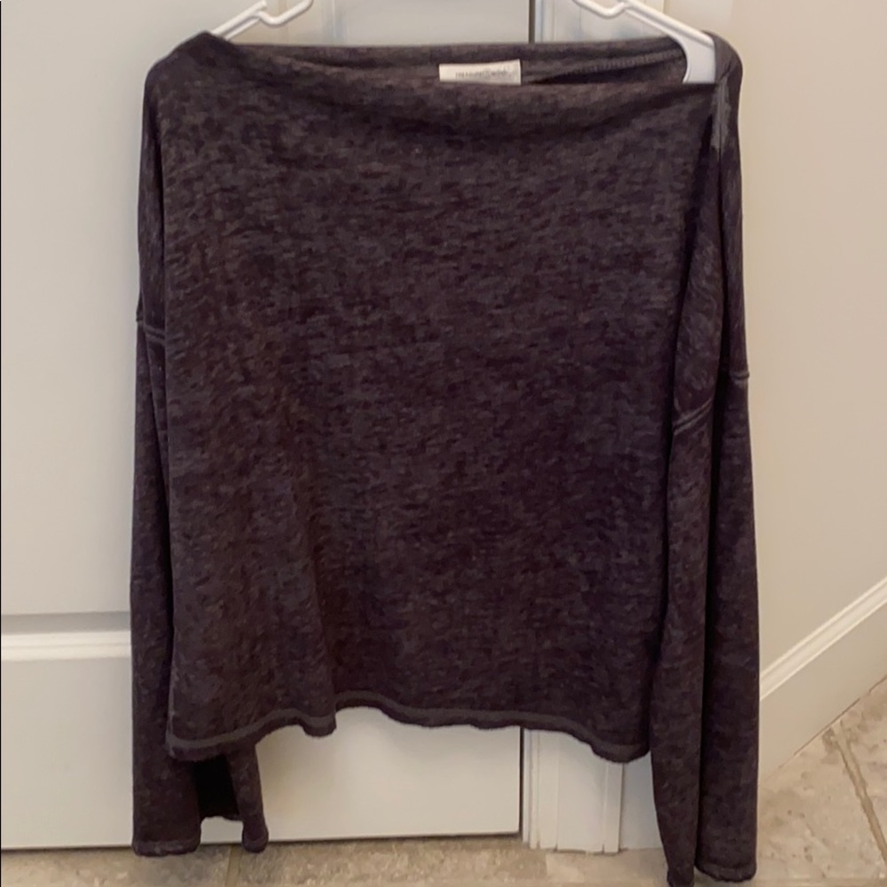 Treasure & Bond Blue Wide Neck Top, S, Never Worn